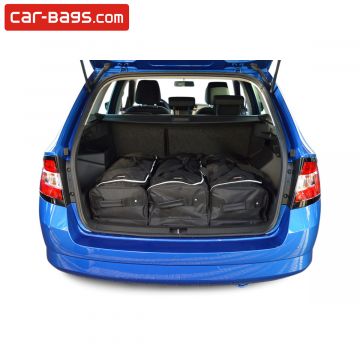 Set di borse da viaggio realizzato su misura per Skoda Fabia III combi (NJ) 2014-attuale