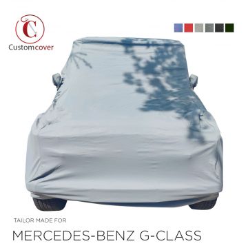 Custom tailored outdoor car cover Mercedes-Benz G-Class with mirror pockets