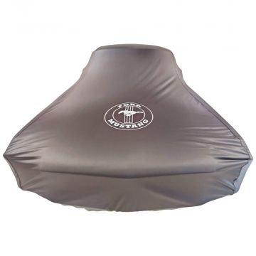 Indoor car cover Ford Mustang 1 Berlin Black with piping and print