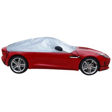 Jaguar F-Type (2013-current) half size car cover with mirror pockets