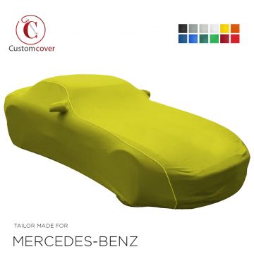 Custom tailored indoor car cover Mercedes-Benz SLK-Class with mirror pockets