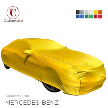 Custom tailored indoor car cover Mercedes-Benz S-Class with mirror pockets